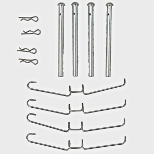 Jaguar XJ6 XJ12 XJS Front Brake Caliper Hardware Kit (Girling Calipers)