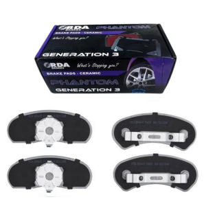 Front RDA Ceramic Brake Pad Set (PBR Cast Iron Caliper)